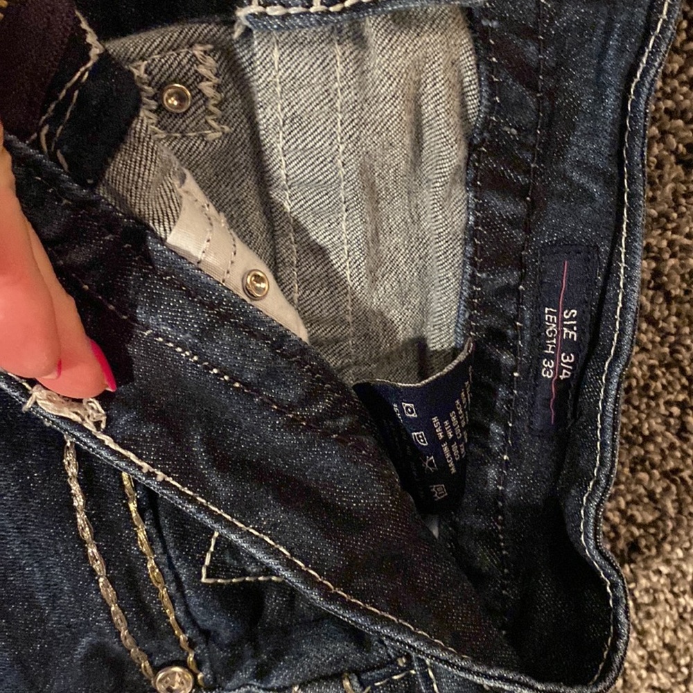 Vigoss Jeans, Size 3/4, length 33 - Picture 3 of 8